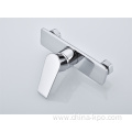 Single Lever Shower Faucet Chrome Plated